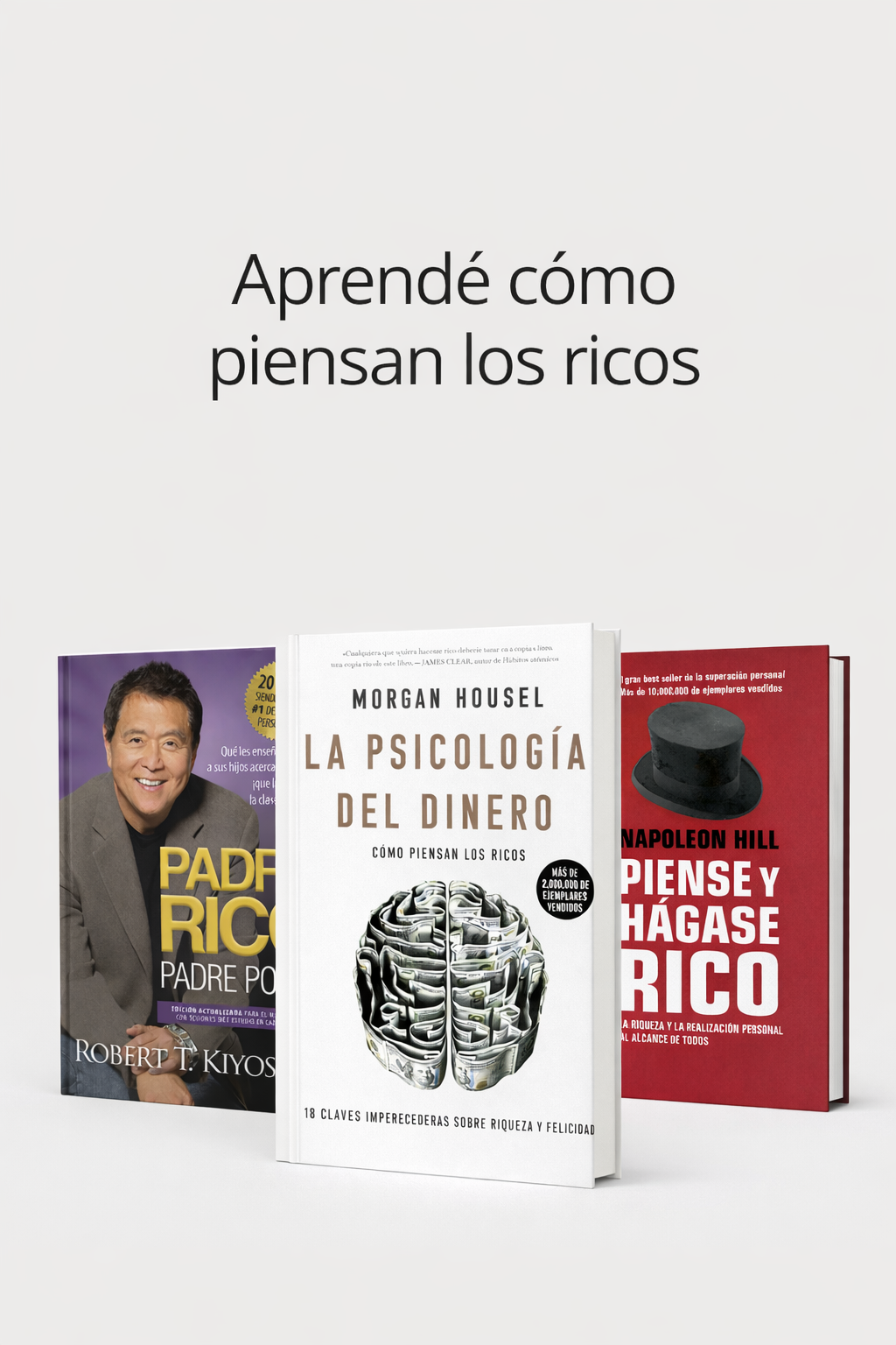 Pack Mentalidad Millonaria – Los 3 Libros Digitales que Transforman tu Forma de Pensar el Dinero